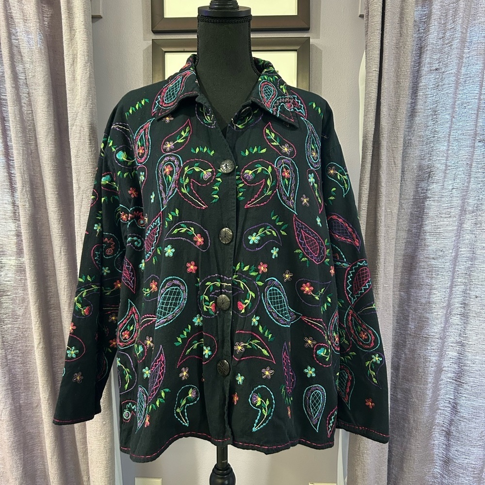 Vintage Units Woman Embroidered Jacket